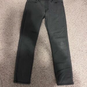 Levis 511 Mens W33x32L Waterless Gray Slim Fit Zipper Fly Red Tab